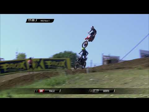 Geerts vs Vialle - MX2 Race 1 - MXGP of Emilia Romagna 2020