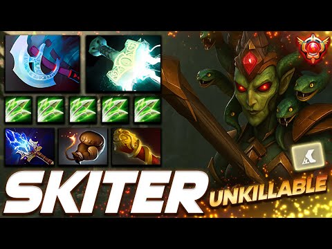 Skiter Medusa Unkillable Beast - Dota 2 Pro Gameplay [Watch & Learn]