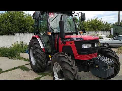Трактор MAHINDRA 9500 4WD с кабиной видео обзор