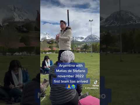 first team to arrive in Argentina with Matias de Stefano 🙏🌍