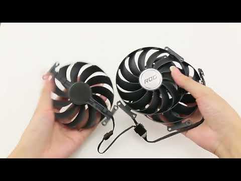 Вентилятор кулер для видеокарт Asus ROG Strix RTX3090 3080ti 3080 3070 3060ti 6700xt 6800 T129215SU - фото 1 - id-p1815035394