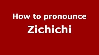 How to pronounce Zichichi