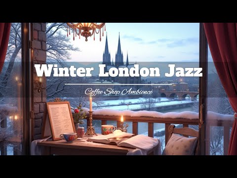 Winter London Night Jazz - Soft Jazz Piano Instrumental Music - Soothing Background Music for Sleep