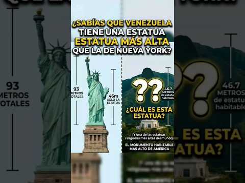 ¿Sabias que Venezuela tiene una estatua más alta q New York? #turismovenezuela