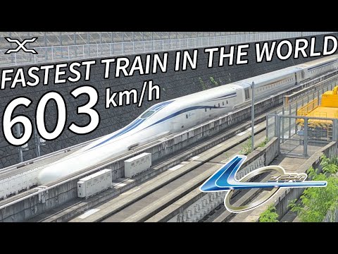 Fastest train in the world! | 603 km/h | Japanese Maglev | Chūō Shinkansen | Japan