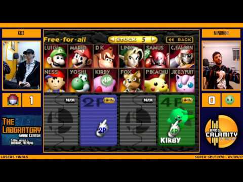 S@LT #78  Miniohh! Kirby vs KD3 Samus, Pikachu   Losers Finals   SSB64 Singles