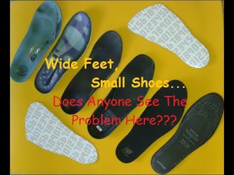 BIG-FOOT Wide Feet Shoe Conspiracy - 'Insoles' (; There's Trouble Afoot ;)