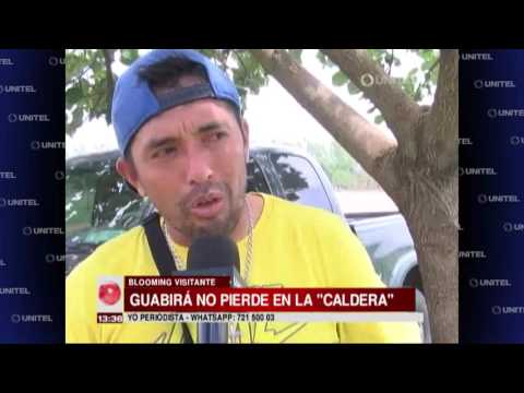 Guabira no quiere perder en la "caldera", este domingo con su rival Blooming