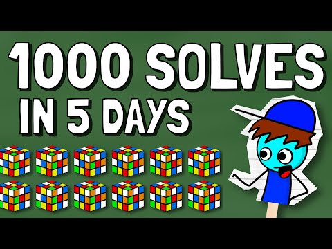 Doing 1000 SOLVES in 5 DAYS to get SUB-20!