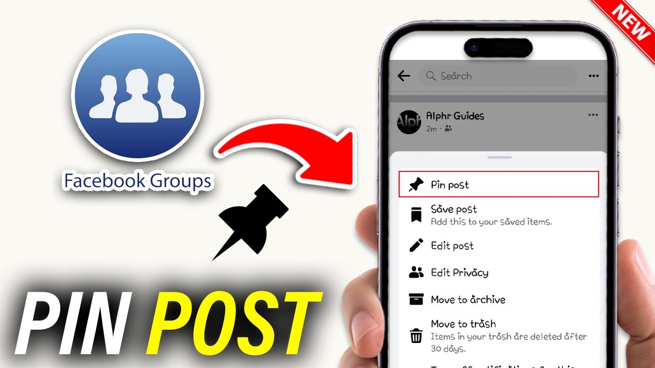 How To Pin A Post On Facebook Group - Full Guide