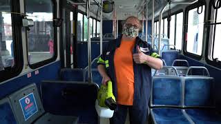 WRTA Coronavirus Bus Cleaning
