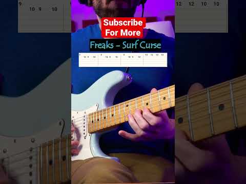 Freaks - Surf Curse #guitar #guitarcover #guitarlesson
