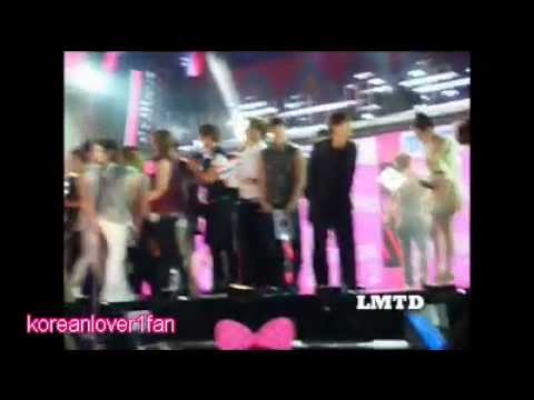 120407 MBLAQ MIR&IU BOW TO EACH OTHER!