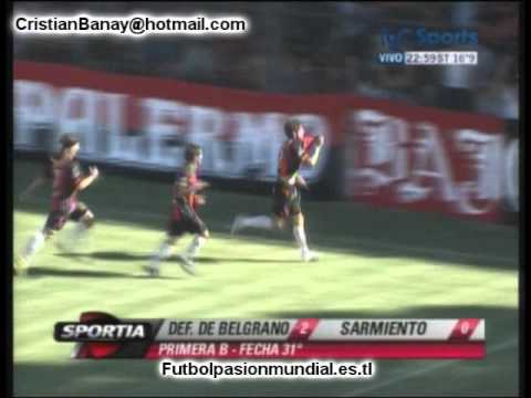 Defensores 2 Sarmiento 0 Primera B Metro 2010-11 Los goles