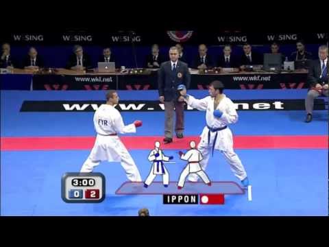 Khamit Tebuev vs Zharko Arsovski :: Belgrade 2010 :: WKF Male Kumite Bronze Medal +84kg