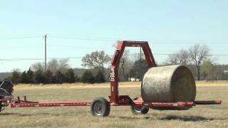 Load and Haul Round Bales with ease with the 2EZ Bail Mover