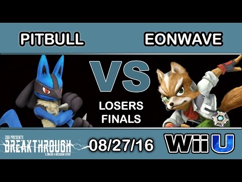2GG: Breakthrough - A2 | Pitbull (Lucario) Vs. LH | Eonwave (Fox) Losers Finals - Smash Wii U