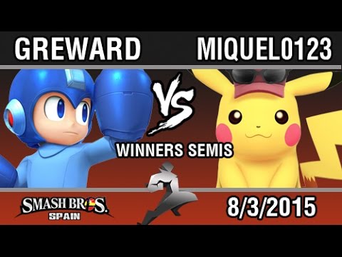 Òsom Fights National - Greward (Megaman) VS. DLTY Miquel0123 (Pikachu) SSB4 Winners Semis - Top 8
