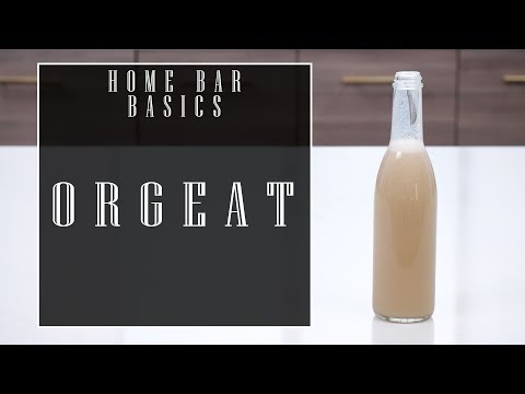 Home Bar Basics: Orgeat