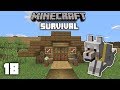 Minecraft 1.14 Survival Let's Play - I GOT A DOG! DogHouse Build | Ep 18