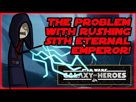 The Problem with Rushing to Sith Eternal Emperor!  SWGOH