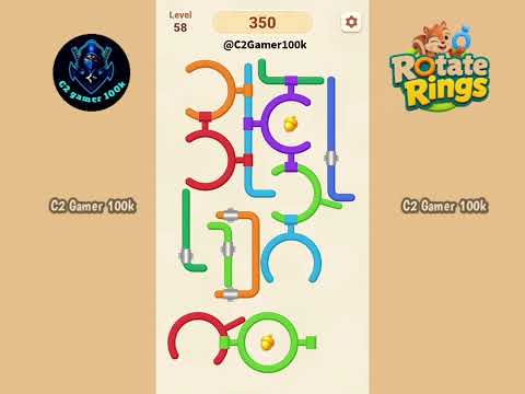 Rotate Rings level 58 walkthrough Gameplay easy Solution