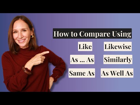 How to Compare in English | 6 Linking Words with Examples