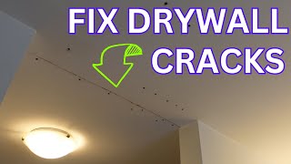 Fix Cracks In Ceiling Drywall