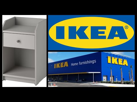 Hauga Nightstand | Step by step instructions and assembly.