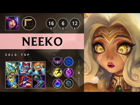 Neeko Top vs Jax: Triple Kill, Dominating - EUW Master Patch 14.18