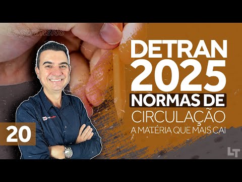 Normas de Circulação - A matéria que mais CAI na PROVA do Detran #20 #legtransito #ronaldocardoso
