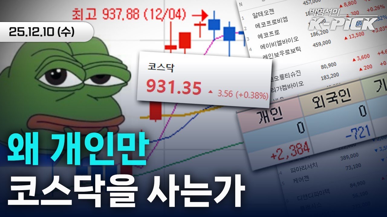 코스닥, 개인 매수의 끝은 어디일까｜엔비디아, 수혜주 지금 사도 될까?