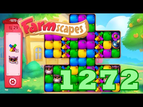 Farmscapes Level 1272 HD Gameplay Walkthrough | 3 - match game | android | ios | pc | GameGo Game