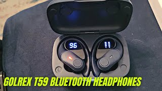 GOLREX T59 Bluetooth Headphones Review & Unbox | Top Wireless Earbuds