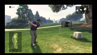 GTA V Golf: hole in one on hole 6