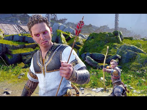 God of War Ragnarok - Atreus vs Heimdall Boss Battle Gameplay | PS5