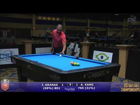 2017 US Bar Table Championships 9-Ball: James Aranas vs Amar Kang