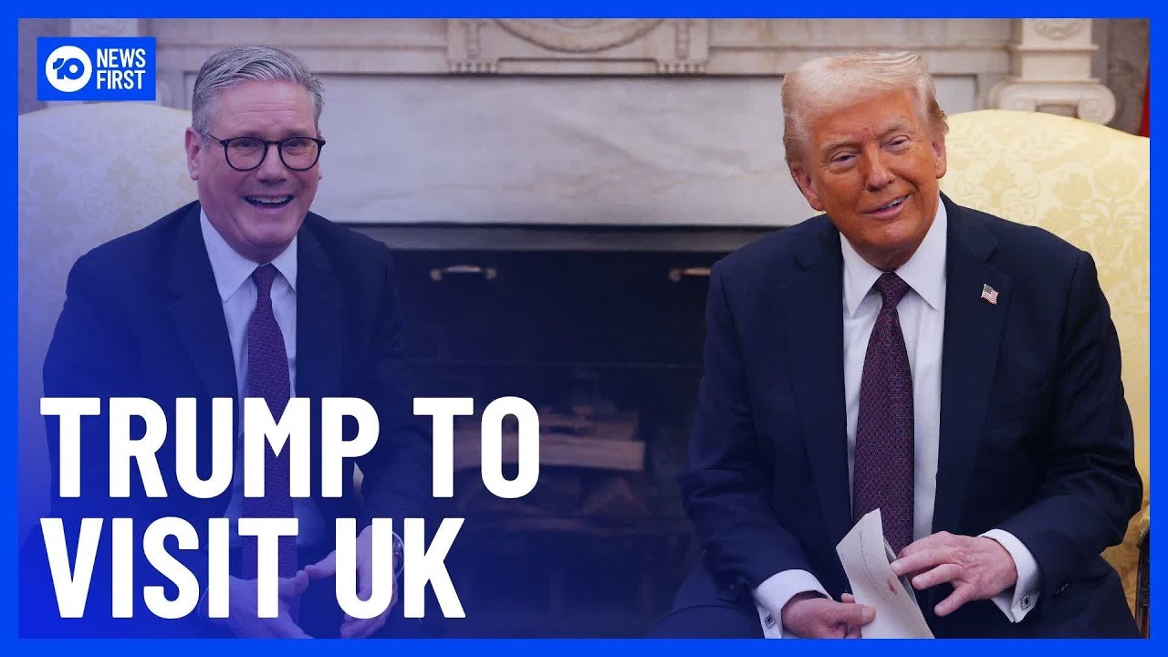 Trump To Visit UK After Invite From King Charles | 10 News First