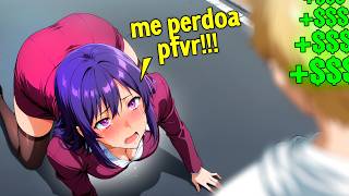 MLK Pobre Agora Recebe $$$ Toda Vez Que SE VINGA Das Mina Que HUMILHARAM ELE! - Manhwa Recap
