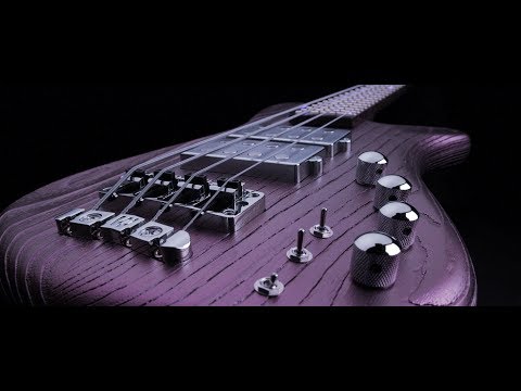 Warwick Custom Shop Masterbuilt - Streamer $$ Swamp Ash Sandblasted Blue Flipflop #16-3317