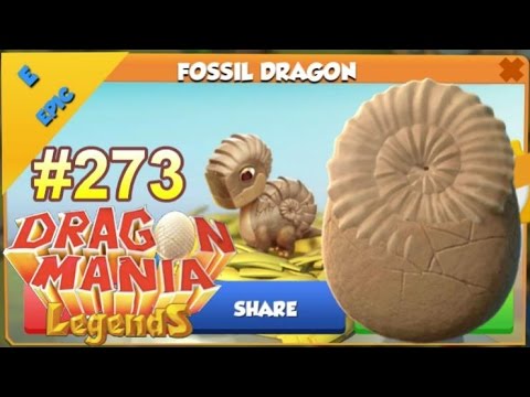 Fossil Dragon Hatching + Enchantment League Battles! - Dragon Mania Legends #273