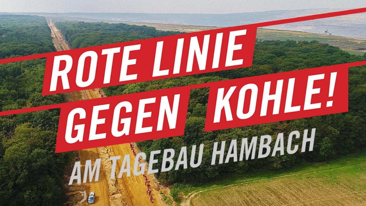 Wir sind die Rote Linie – Hambach 2017