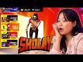 Buying EVERYTHING With SHOLAY Gabbar Emote In Free Fire Sooneeta Free Fire Diamond Queen