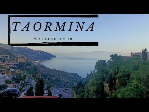 Taormina, Sicily Walking Tour HD