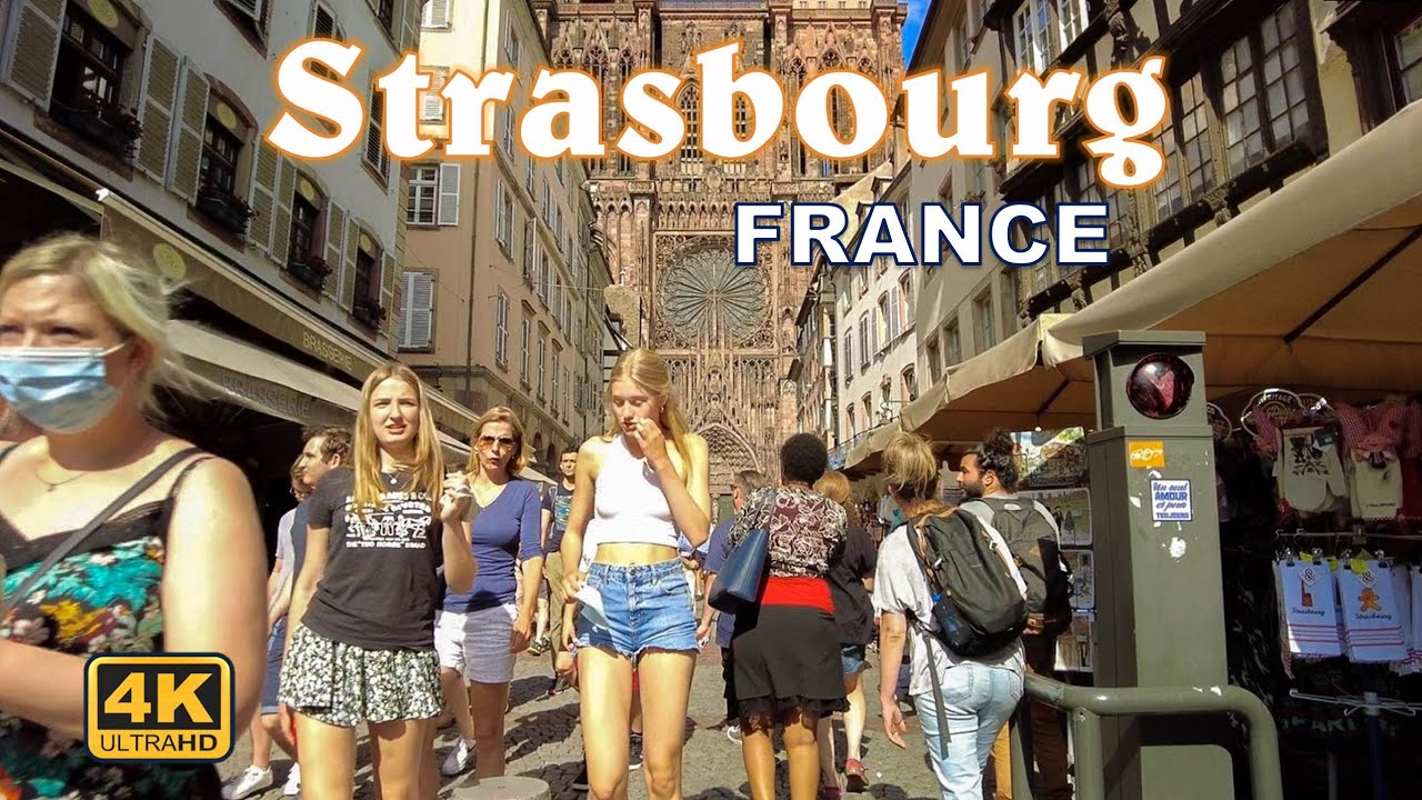 Strasbourg, France - City Walk [4K UHD]