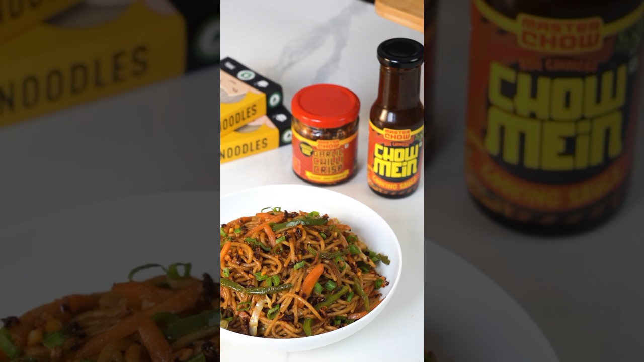 Street-style Desi Chowmein #noodles #chowmein #spicyfood #recipe #asianfood