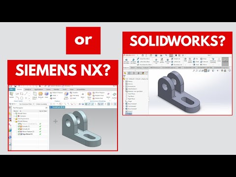 Siemens NX vs SolidWorks | Modeling the Same Part Step by Step (CAD Comparison Tutorial)