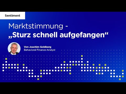 Marktstimmung: "Sturz schnell aufgefangen"