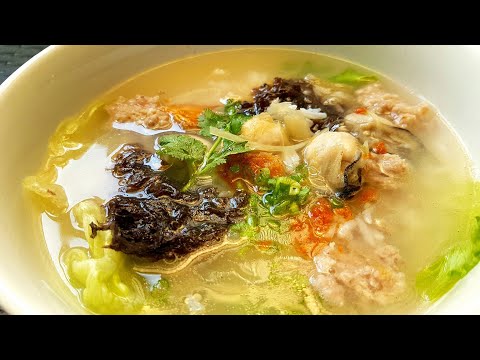 Oyster Congee (Seafood Rice Porridge)