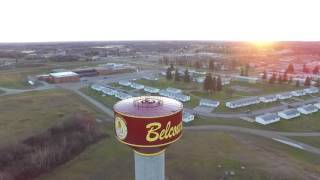 preview picture of video 'Aerial View of Belcourt North Dakota'